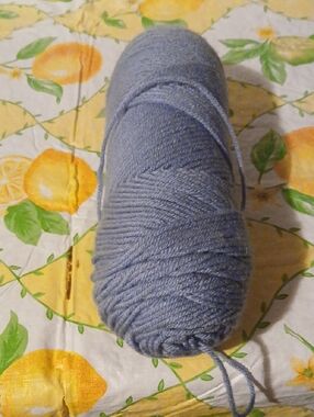 Soft  Blue Yarn Skein